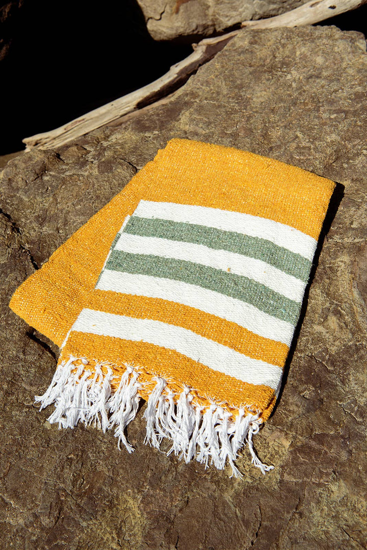 Golden Hour - RECYCLED THROW BLANKET Summer Beach Throw