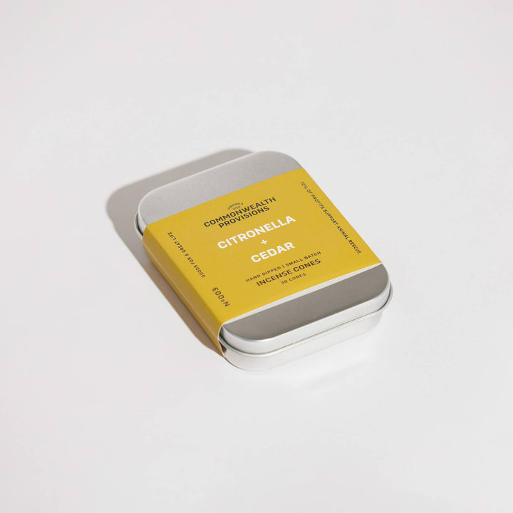 Incense Cones | Citronella + Cedar