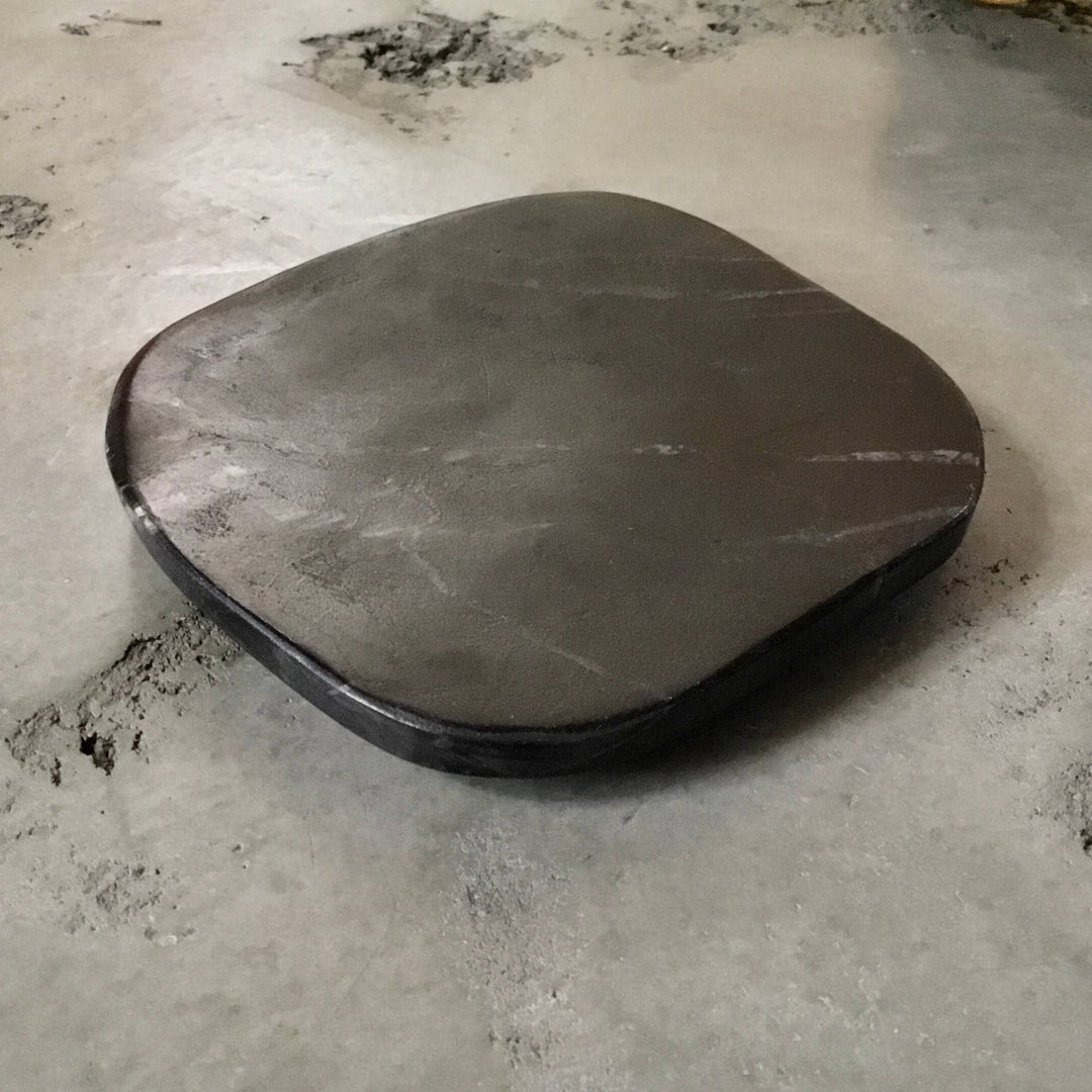 Black Marble Free Form Plate, Small