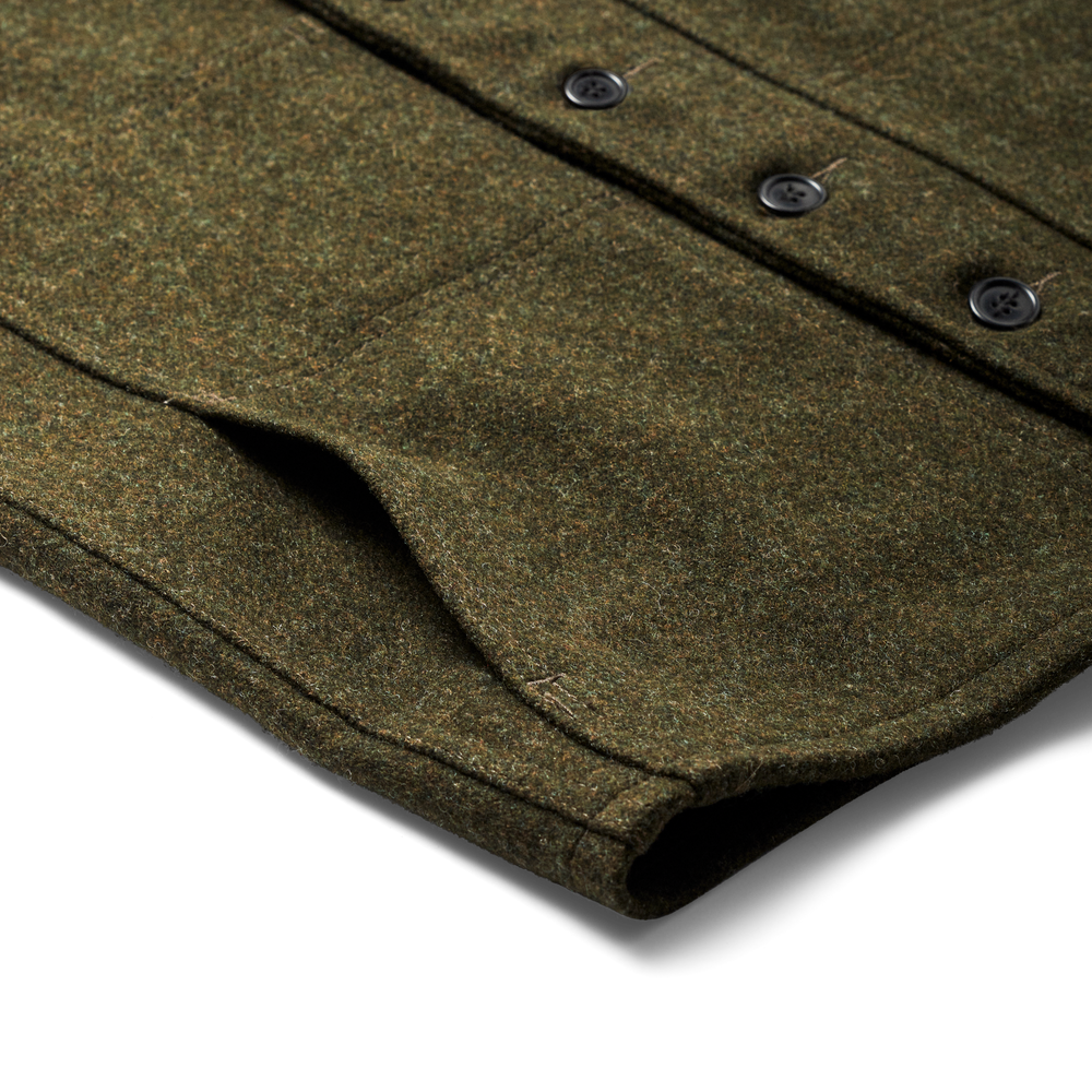 Mackinaw Wool Vest | Forest Green