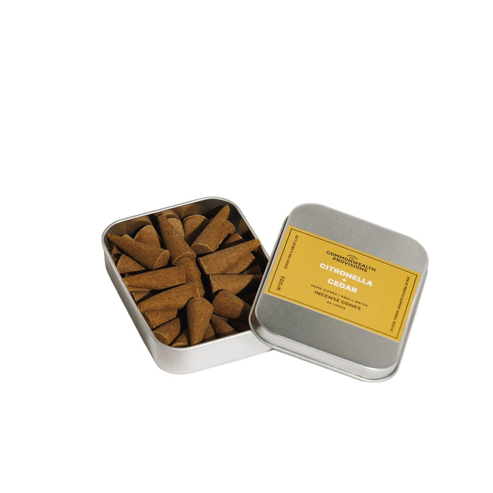 Incense Cones | Citronella + Cedar