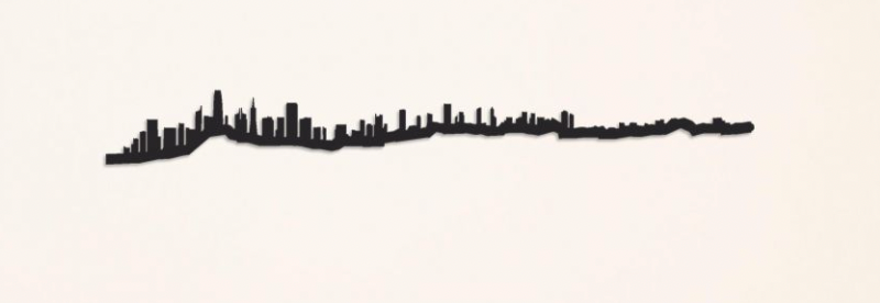 The Line - 7.5" City Skyline Silhouette Mini