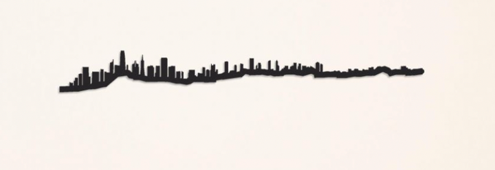 The Line - 7.5" City Skyline Silhouette Mini