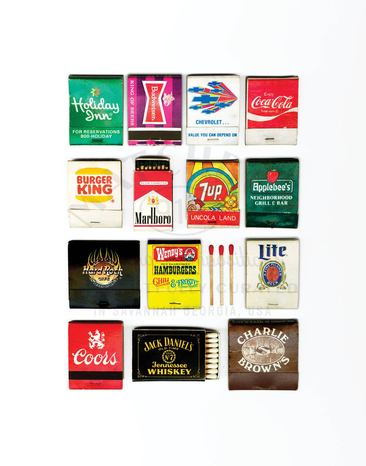 Americana II Vintage Matchbook Collage