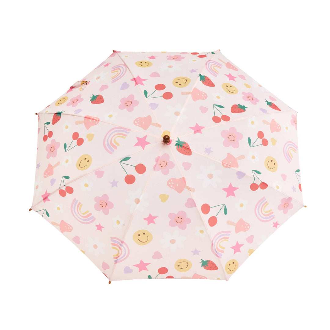 Duckling Umbrella - ODH x Meri Meri | Rainbow Stripes