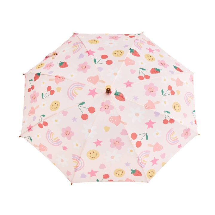 Duckling Umbrella - ODH x Meri Meri | Rainbow Stripes