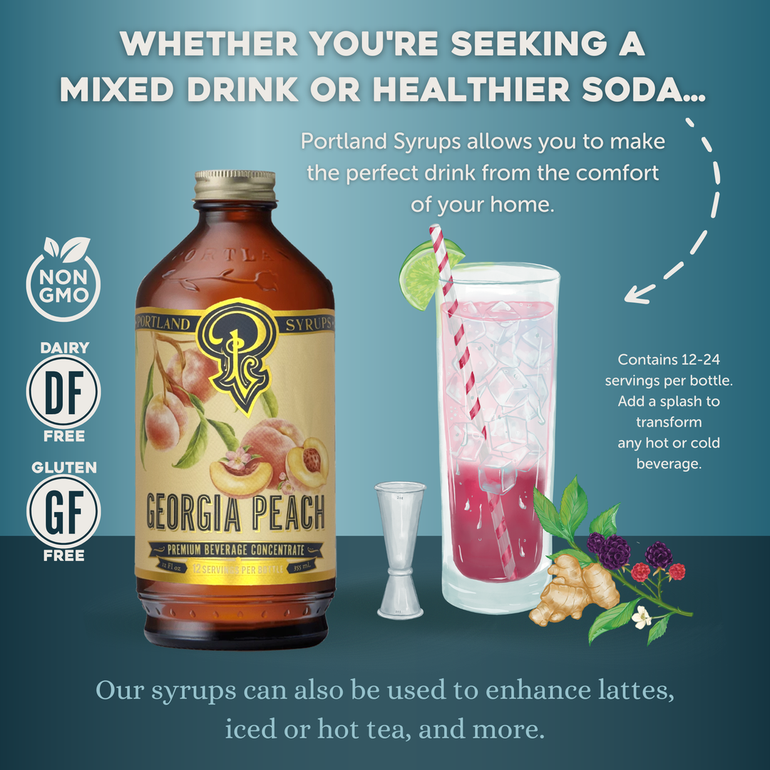 Georgia Peach Syrup 12oz