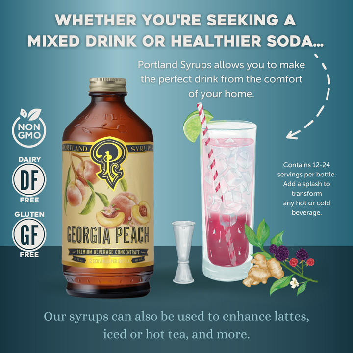 Georgia Peach Syrup 12oz
