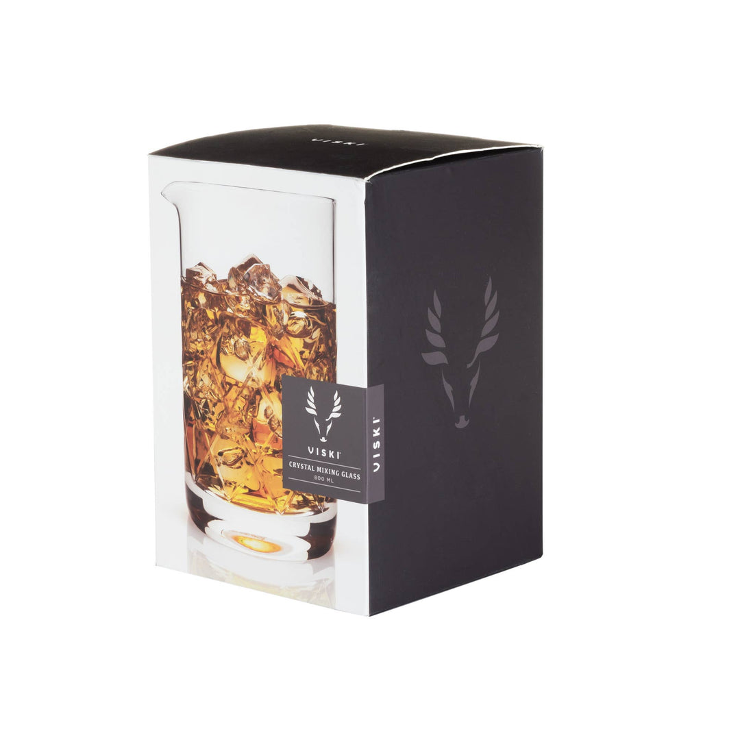 Viski Professional Extra Large Crystal Cocktail Mixing Glass