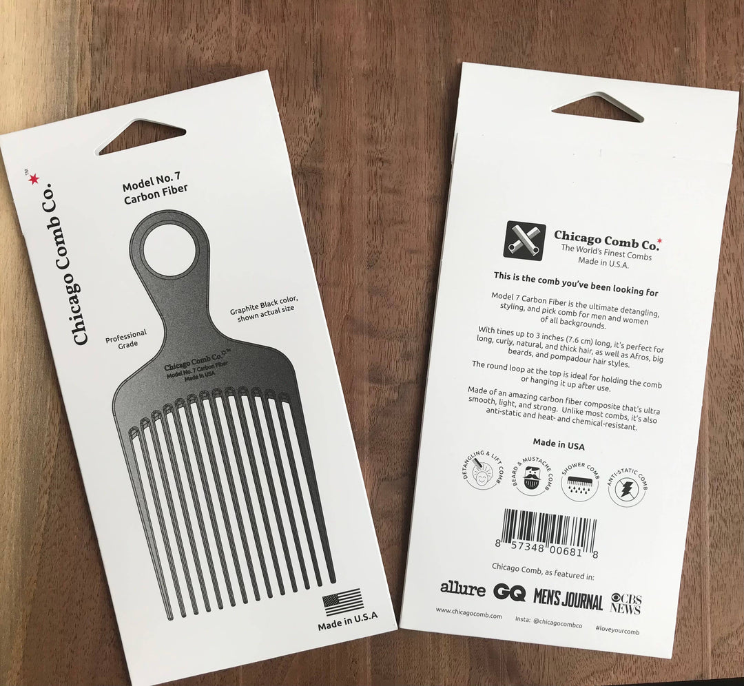 Model No. 7 Carbon Fiber Pick Comb