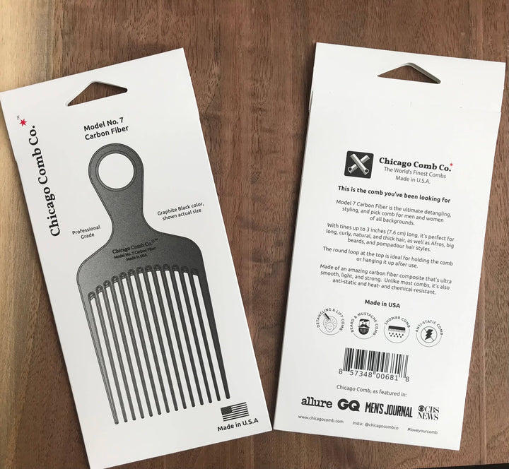 Model No. 7 Carbon Fiber Pick Comb