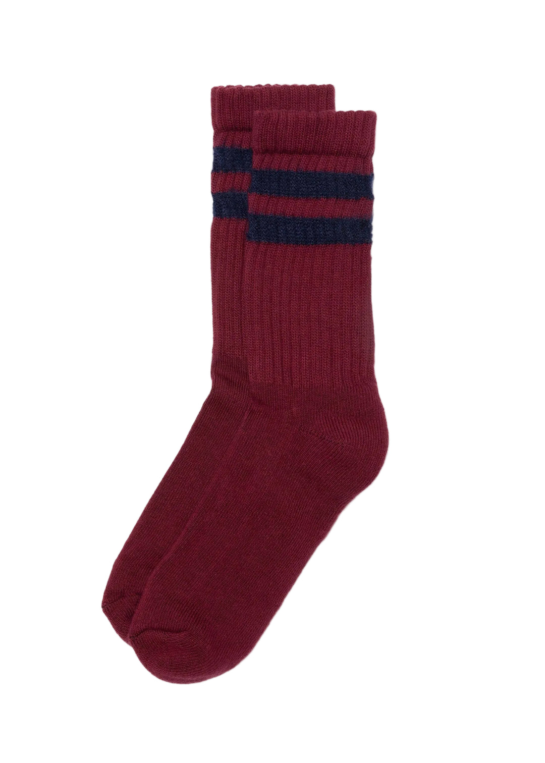 Retro Double Stripe | Burgundy