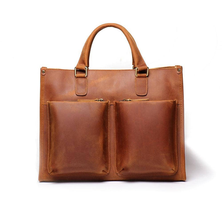 The Dagmar Leather Briefcase | Messenger Bag