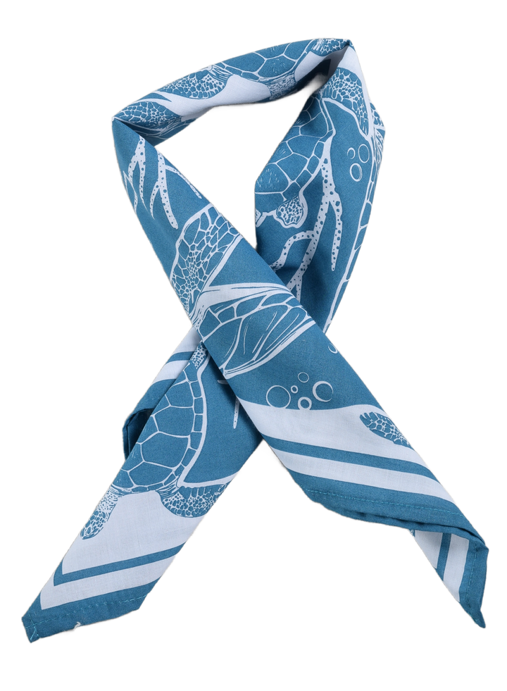 Sea Turtle Bandana | Blue
