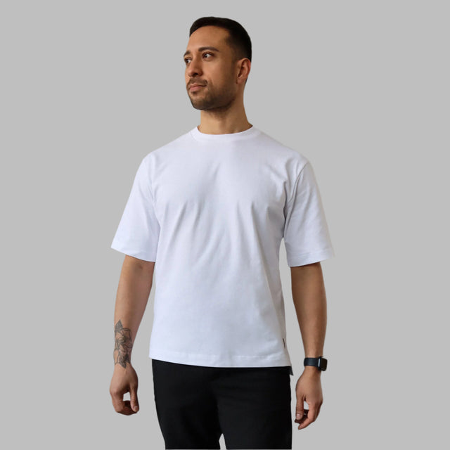 Blake Boxy Tee | Navy