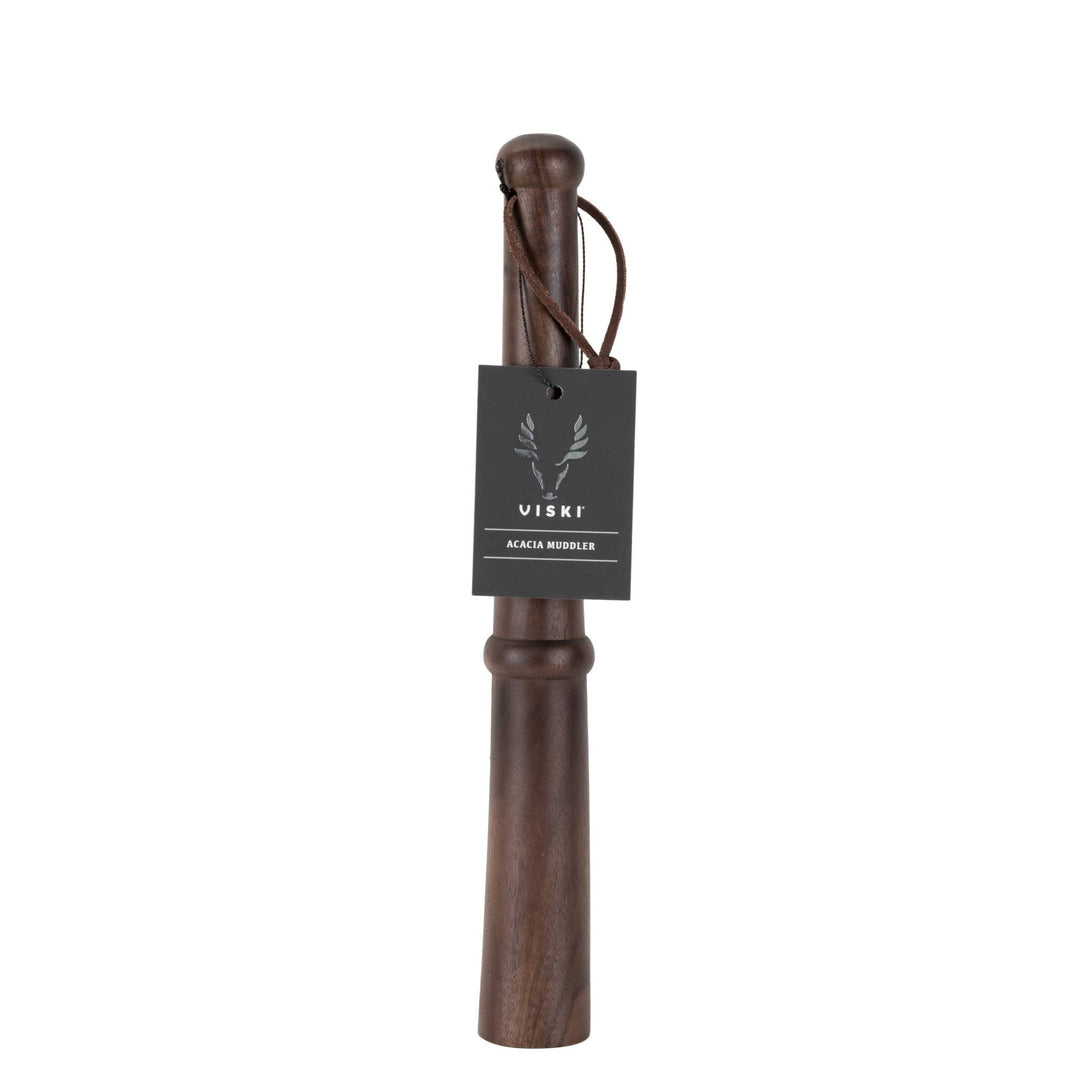 Acacia Wood Muddler with Strap, 12-Inch