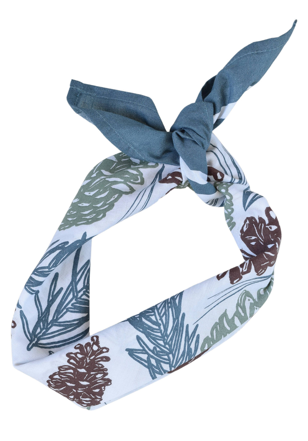 Pine Cone Bandana | Soft Green