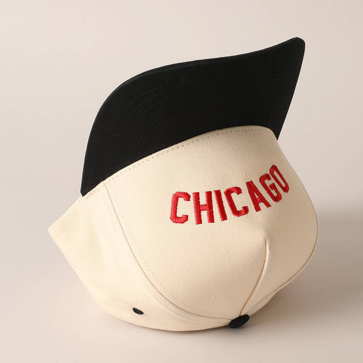 CHICAGO - Upside Down Baseball Cap (Red/Black)