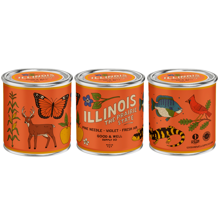 Illinois State Soy Candle
