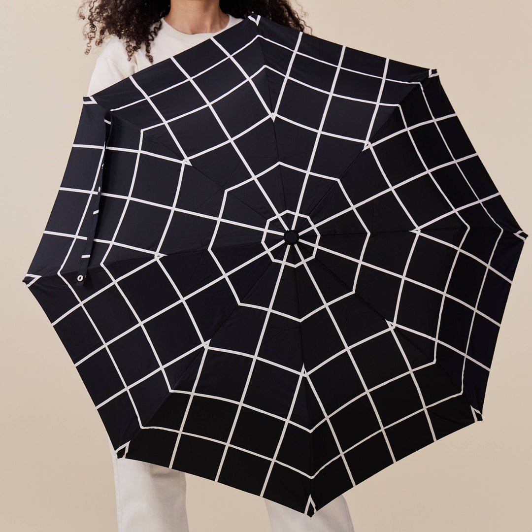 Original Duckhead Umbrella | Black Grid