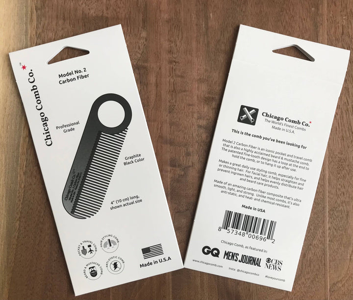 Model No. 2 Carbon Fiber Comb