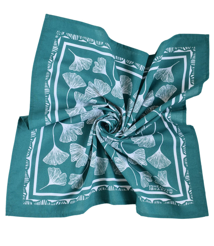 Ginkgo Leaf Bandana | Green