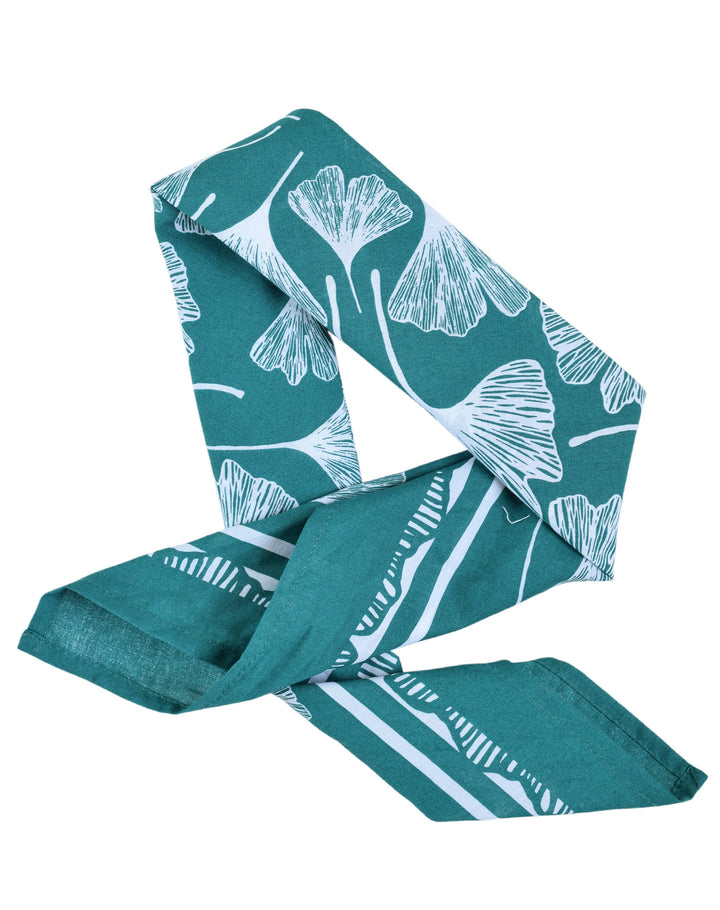 Ginkgo Leaf Bandana | Green