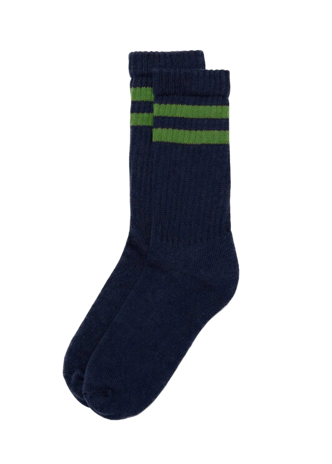 Retro Double Stripe | Navy & Kelly