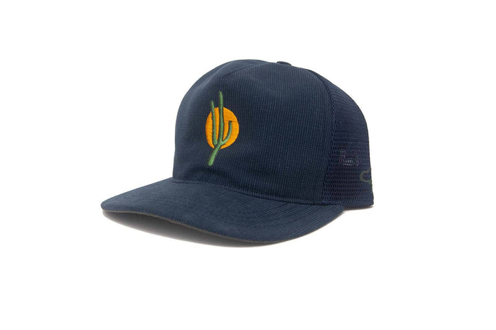 Sunset Cactus Trucker Strapback Hat