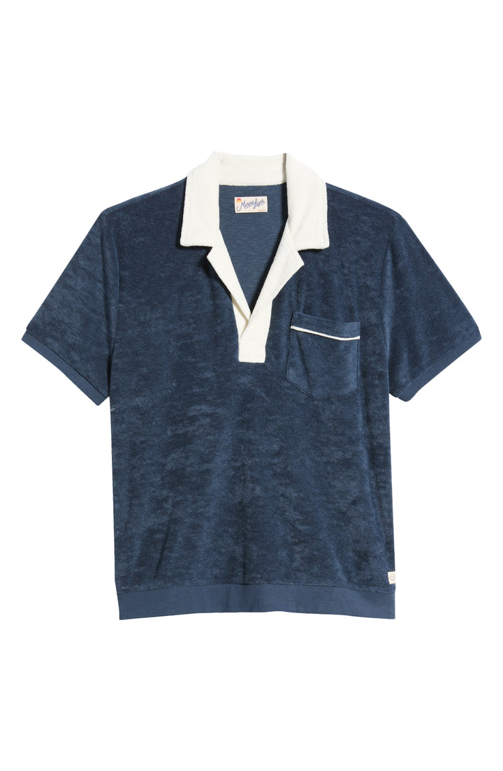 Emilio Vintage Terry Polo | Navy