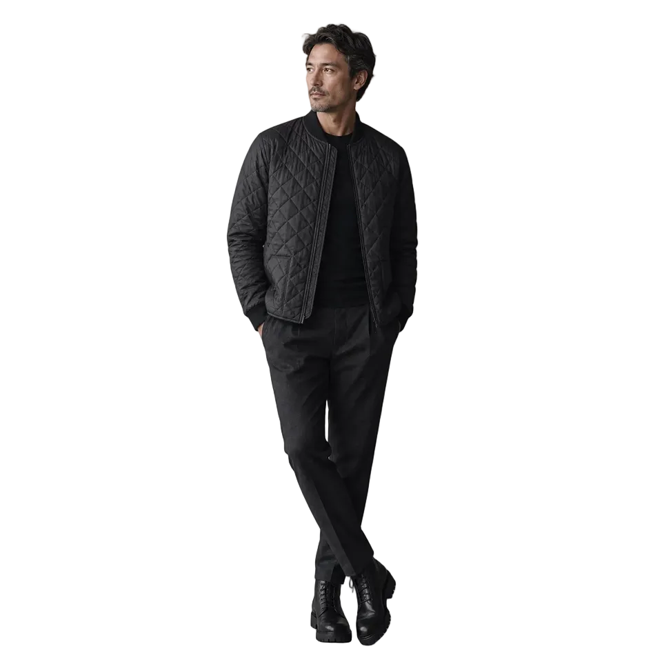 Chinook Lightweight Quilted Jacket | Black