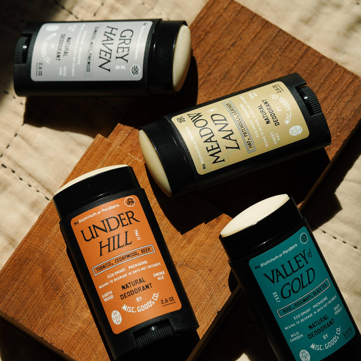 Valley of Gold Natural Deodorant – Wildflowers, Rose & Rosemary | Aluminum-Free, 2.65oz