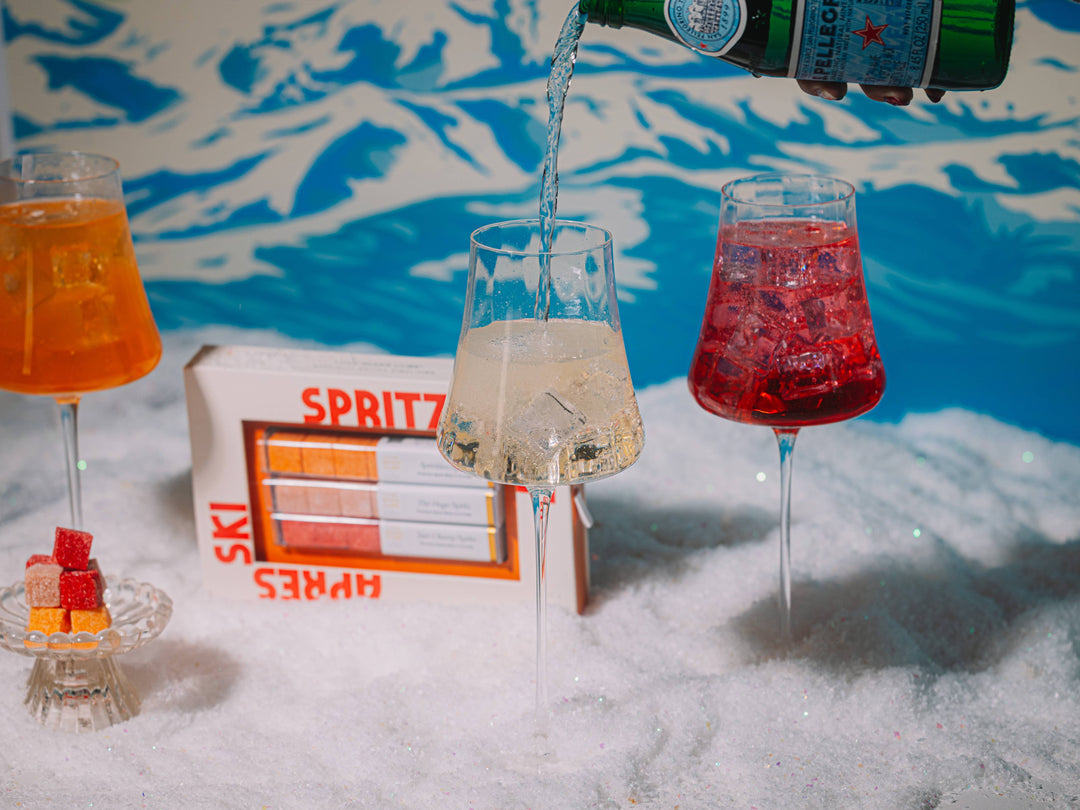 Après-Ski Spritzer Mixer Cube Trio | Champagne/Wine