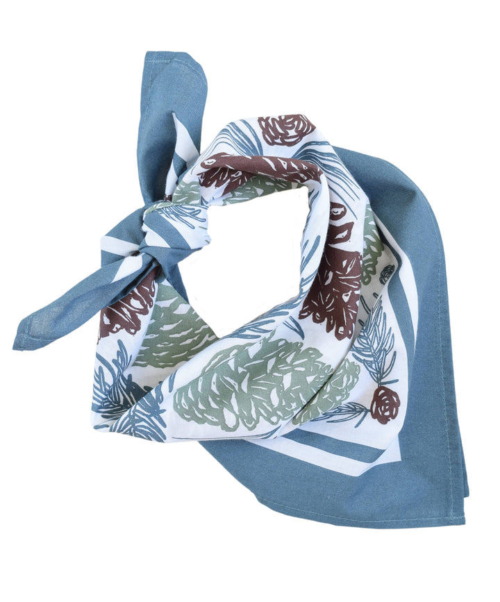 Pine Cone Bandana | Soft Green