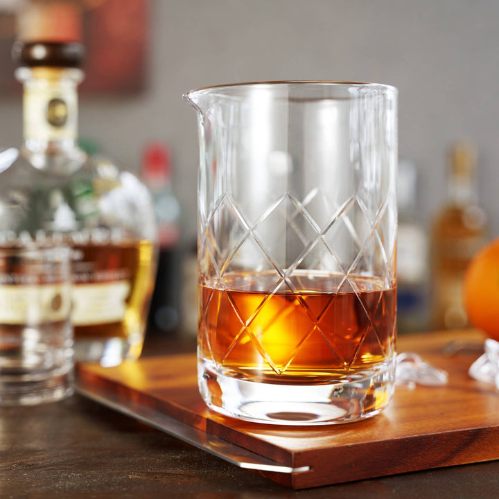 Viski Professional Extra Large Crystal Cocktail Mixing Glass