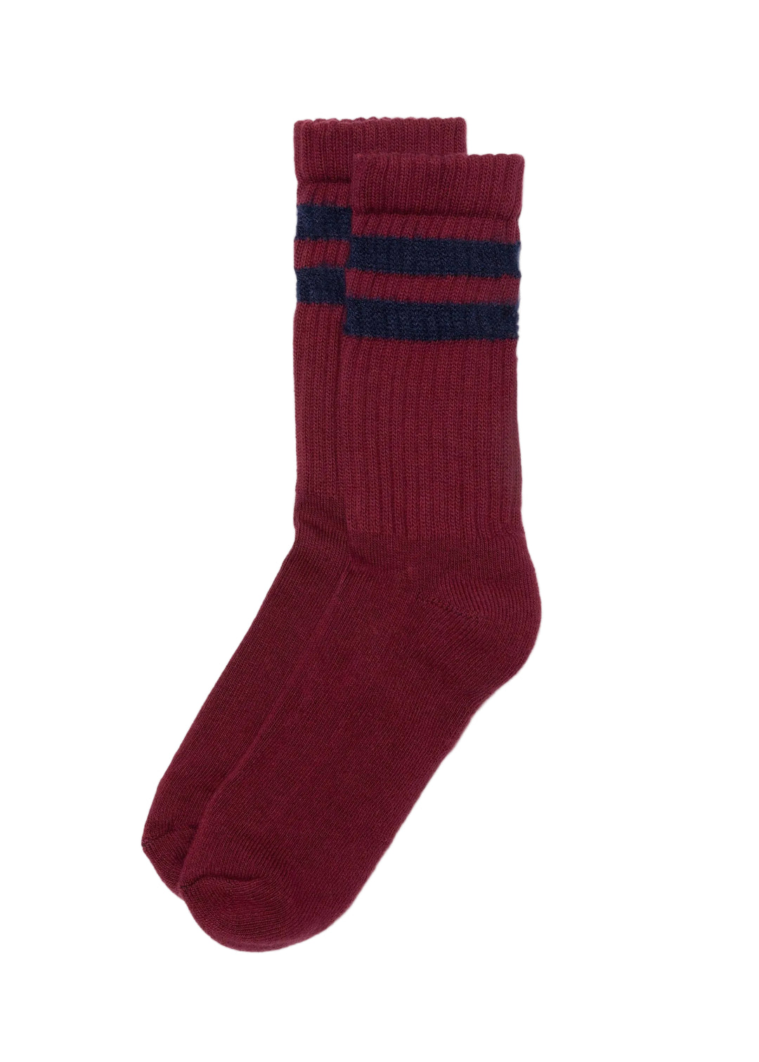 Retro Double Stripe | Burgundy