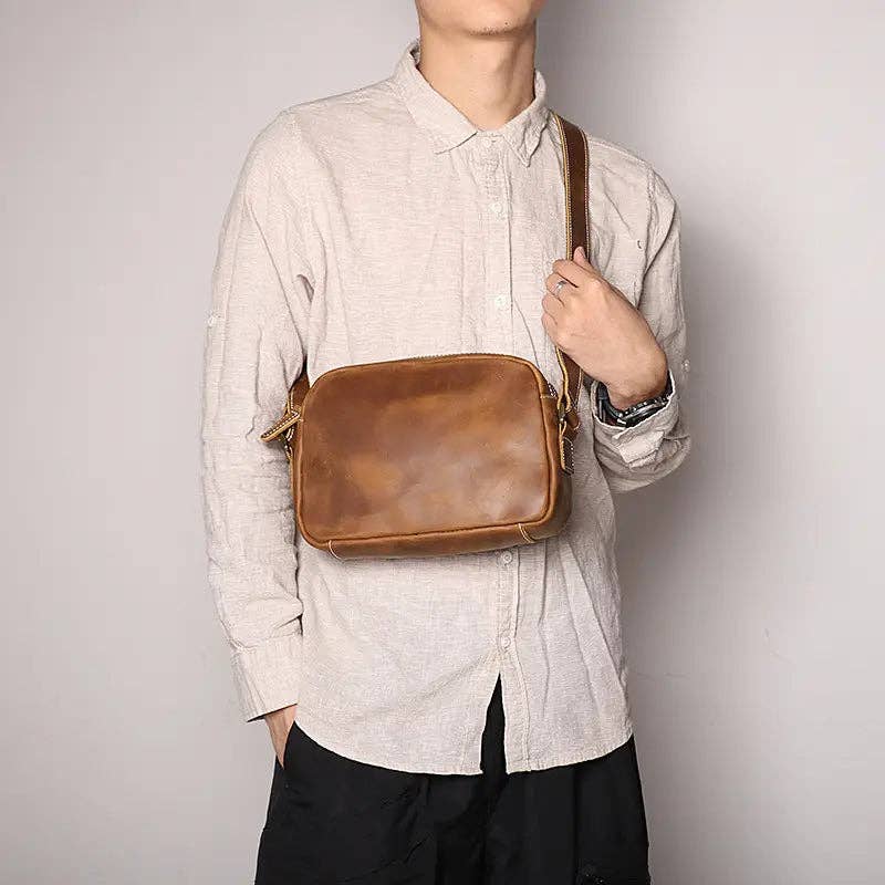 Soren  Leather Crossbody Bag Sling