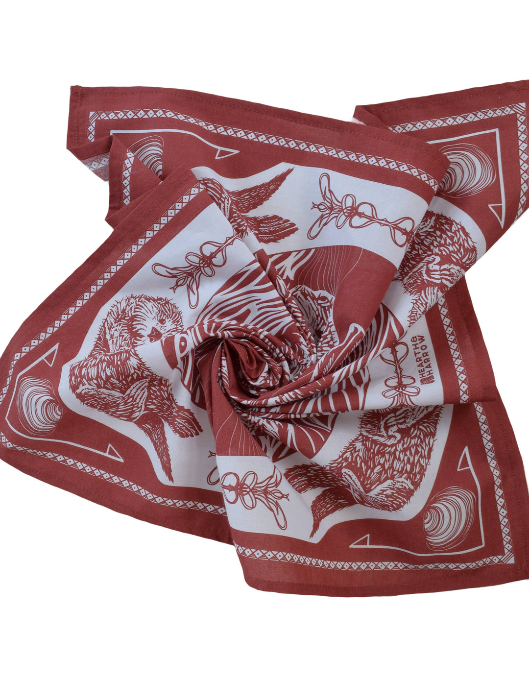 Otter Bandana | Brick Red