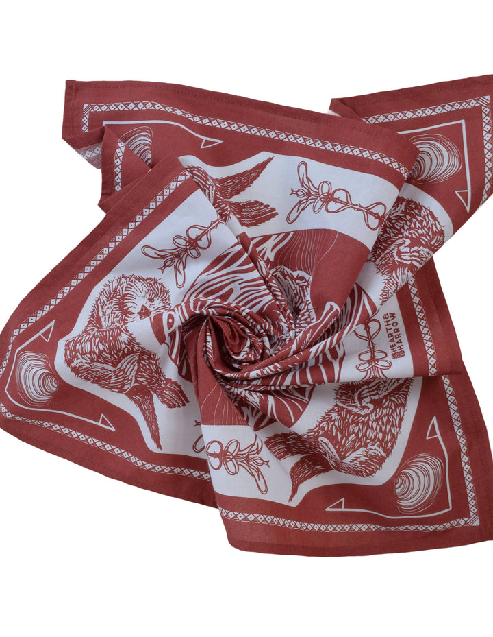 Otter Bandana | Brick Red