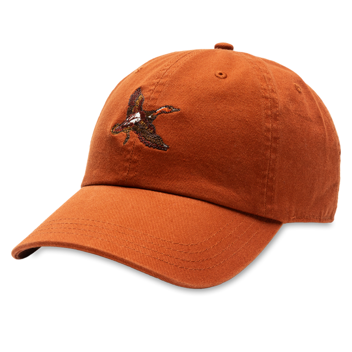 Vintage Motif Cotton Twill Hat | Red Earth