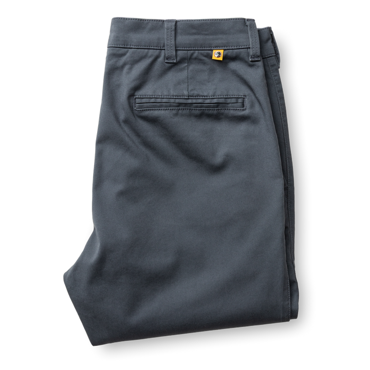 Slim Fit Gold School Chino | Washed Navy