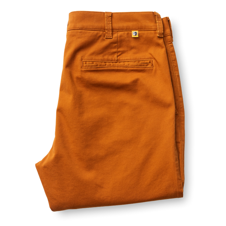 Classic Fit Gold School Chino | Spiced Almond