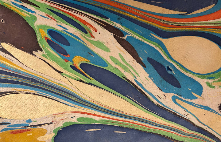 Marbled Leather Tray | Motley