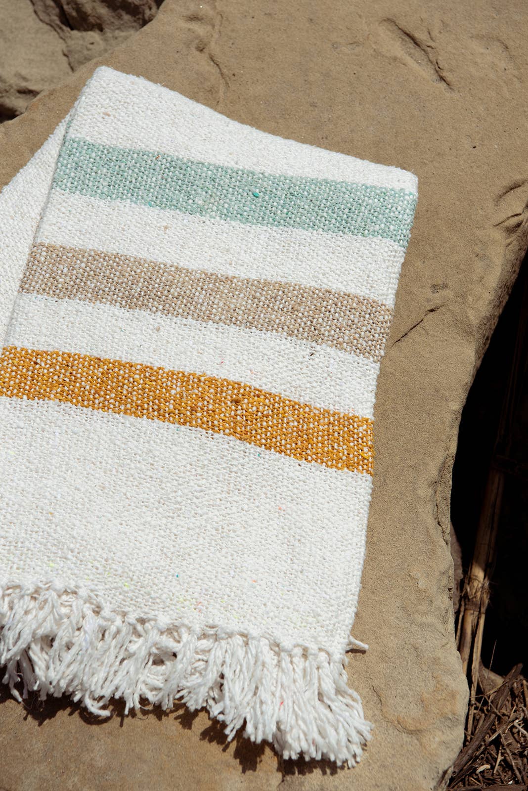 Sol - RECYCLED THROW BLANKET - Summer Beach Throw