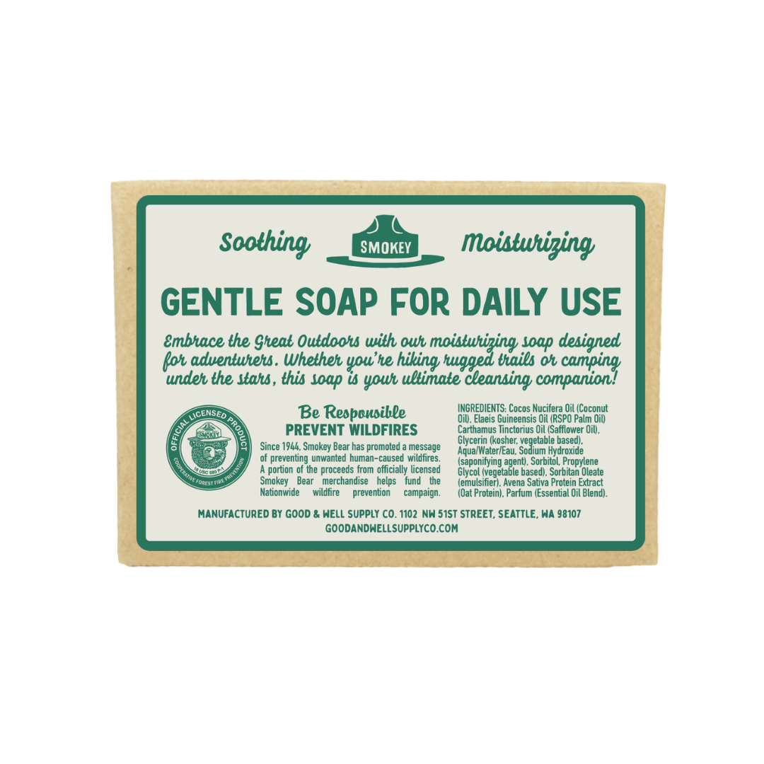 Smokey Bear Bar Soap - Fir & Cedar