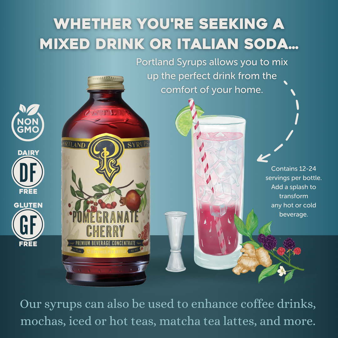 Pomegranate Cherry Syrup 12oz