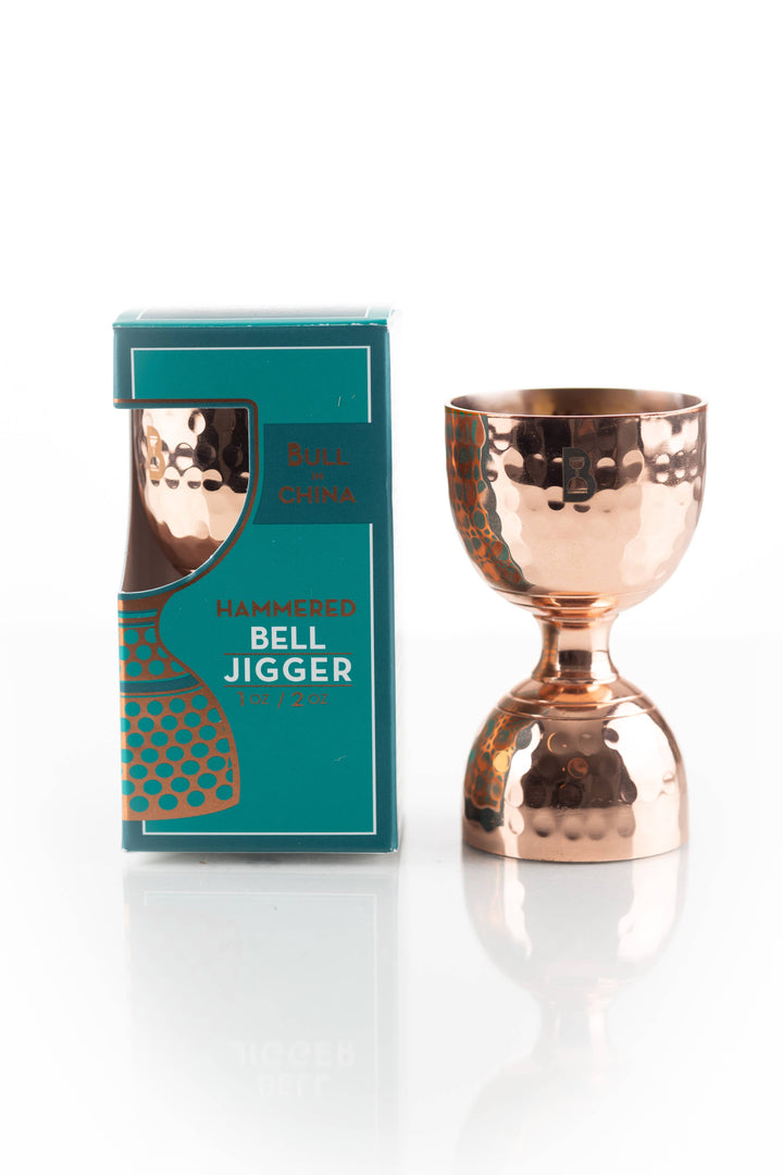 Hammered Bell Jigger | Brass