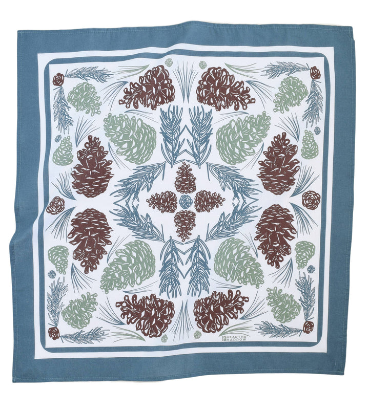 Pine Cone Bandana | Soft Green