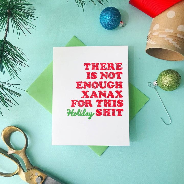Xanax Holiday Card - Funny Christmas Card