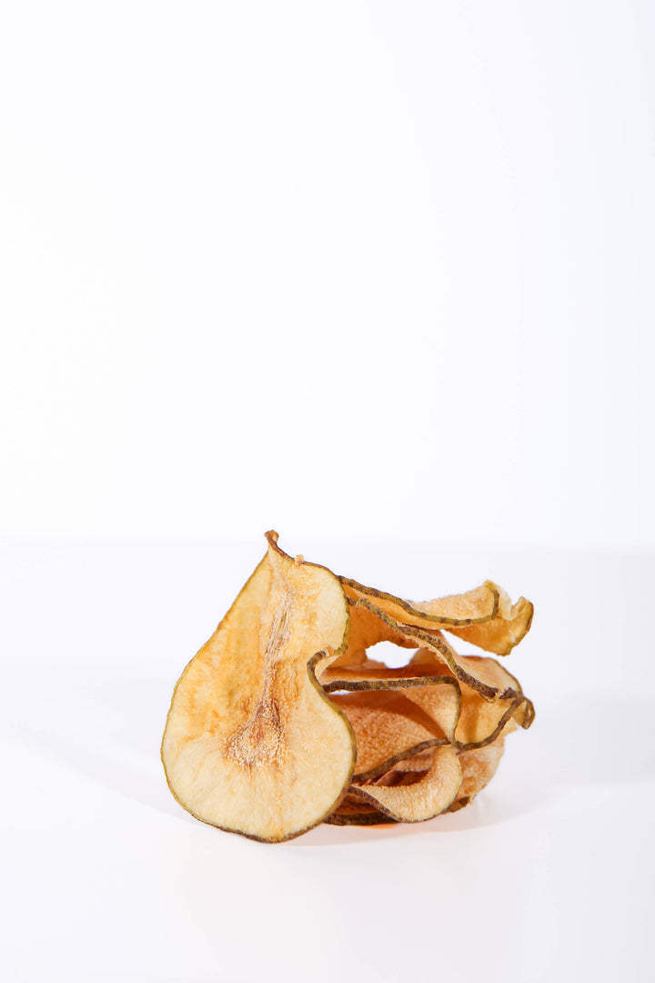 Dehydrated Pear Slice Garnish